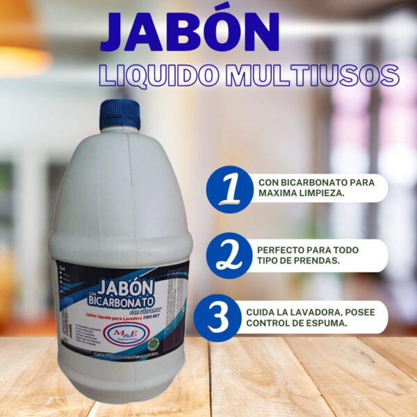 JABÓN LIQUIDO TIPO REY CON BICARBONATO